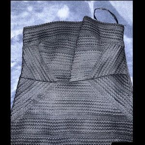 Black Lace strapless dress